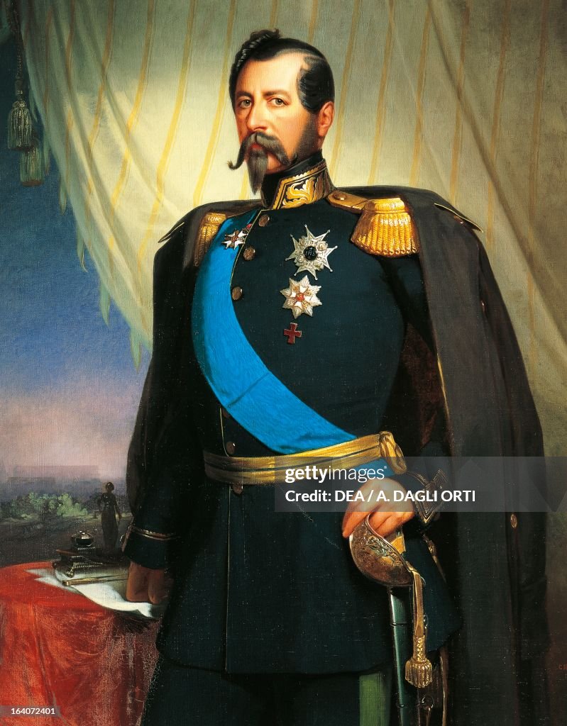 Portrait of Oscar I of Sweden...