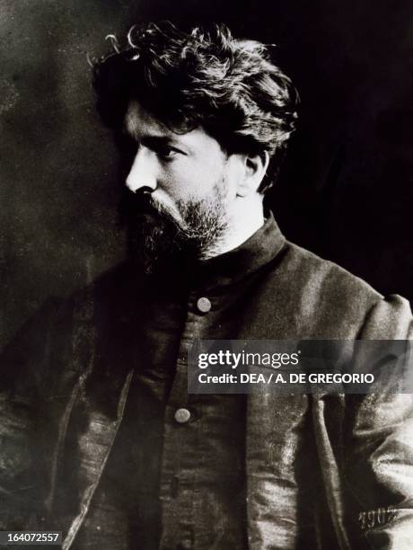 Busoni Portrait Of Composer And Pianist Ferruccio Busoni Photos and Premium ...