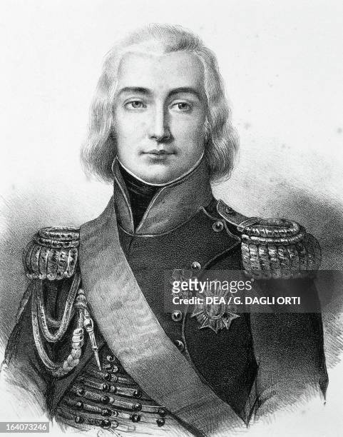 Portrait of Jean Baptiste Bessieres , French general and Duke of Istria. Engraving. Paris, Hôtel Carnavalet , Cabinet Des Arts Graphiques