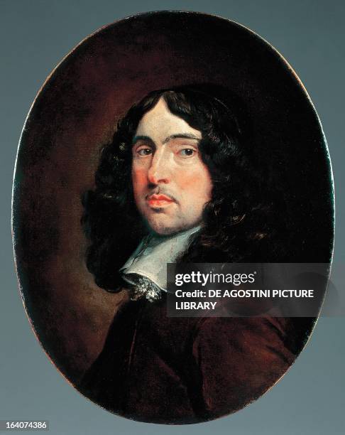 Portrait of Andrew Marvell , English poet and politician. London, National Portrait Gallery