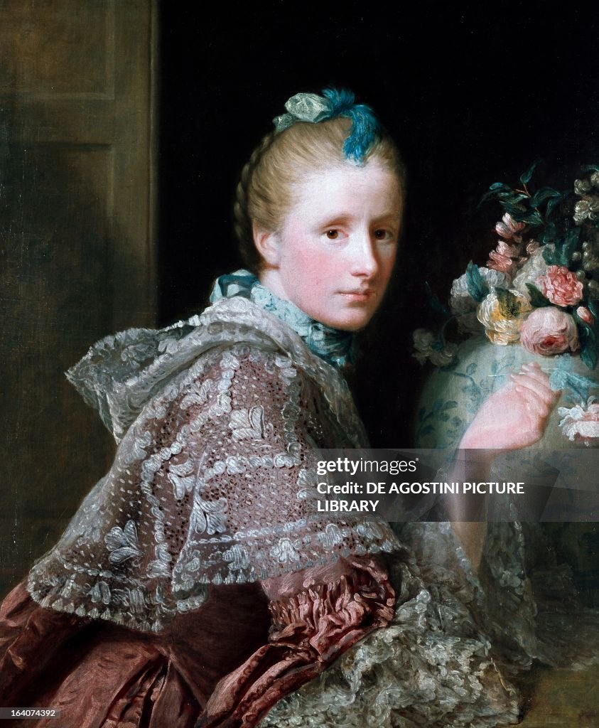 The artist's wife, by Allan Ramsay...