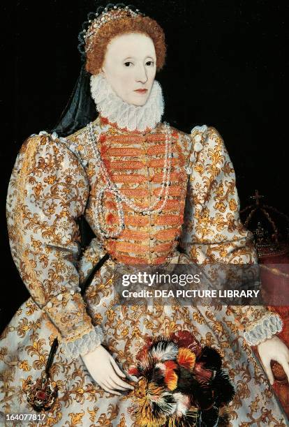 Portrait of Elizabeth I of England , Queen of England and Ireland. London, National Gallery