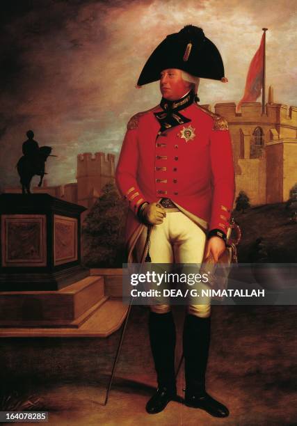 Portrait of George III of the United Kingdom, George William Frederick of Hanover , King of Great Britain and Ireland.