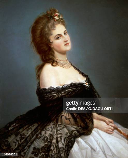Portrait of Virginia Oldoini Verasis , Countess of Castiglione. Compiegne, Musée National Du Château De Compiègne