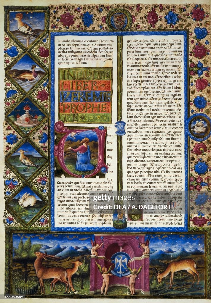 Incipit from the book of Jeremiah...