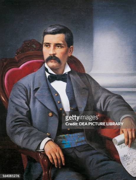 Portrait of Jose de la Cruz Porfirio Diaz Mory , Mexican politician and president. Oaxaca, Museo De Las Culturas De Oaxaca