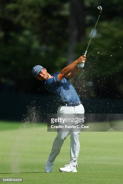 During the third round of the TOUR Championship at East Lake Golf Club on August 26, 2023 in Atlanta, Georgia.