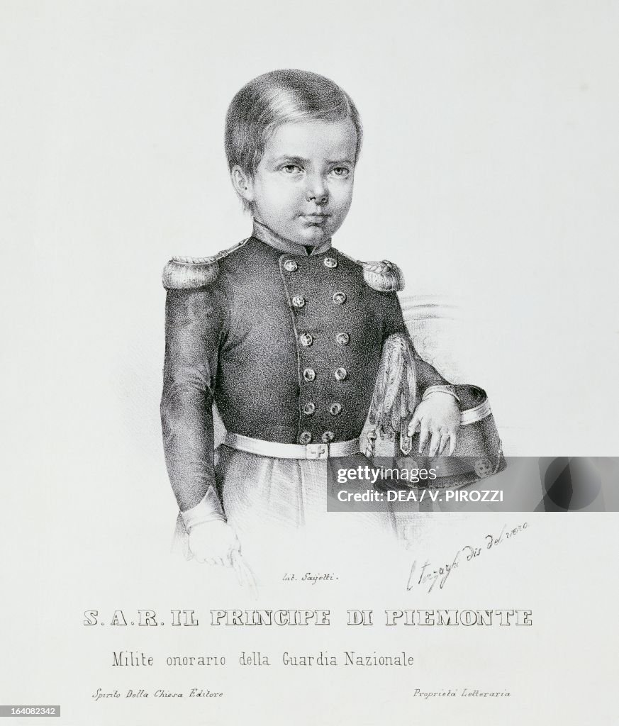 Portrait as boy of Umberto