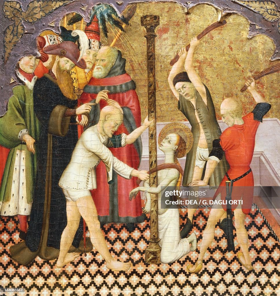 The flagellation of St Eulalia...