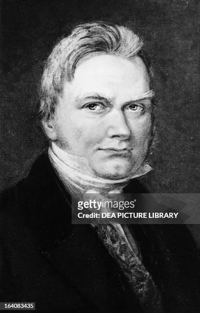 Portrait of Jons Jacob Berzelius , Swedish chemist.