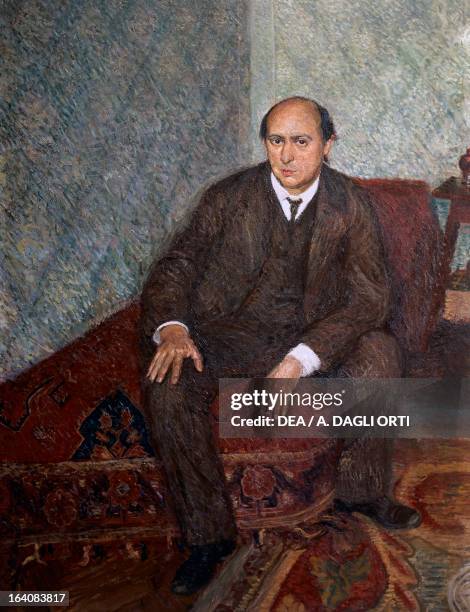 Portrait of Arnold Schoenberg , Austrian composer. Painting by Richard Gerstl, 1905. Vienna, Historisches Museum Der Stadt Wien