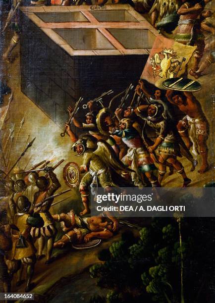 Spanish Conquest Of The Aztec Empire Photos and Premium High Res ...