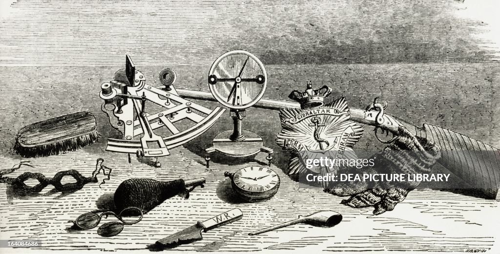 Some tools and objects used by Sir John Franklin...