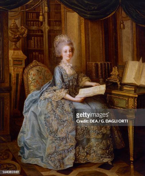 Portrait of Madame Sophie , 1770-1774, Princess Sophie of France, daughter of King Louis XV of France, painting by Lie Louis Perin-Salbreux , oil on...