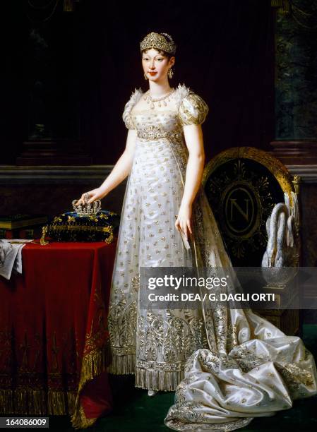 Portrait of Maria Ludovica Leopoldina Franziska Therese Josepha Lucia von Habsburg-Lothringen, known as Marie Louise of Austria , Empress of France...