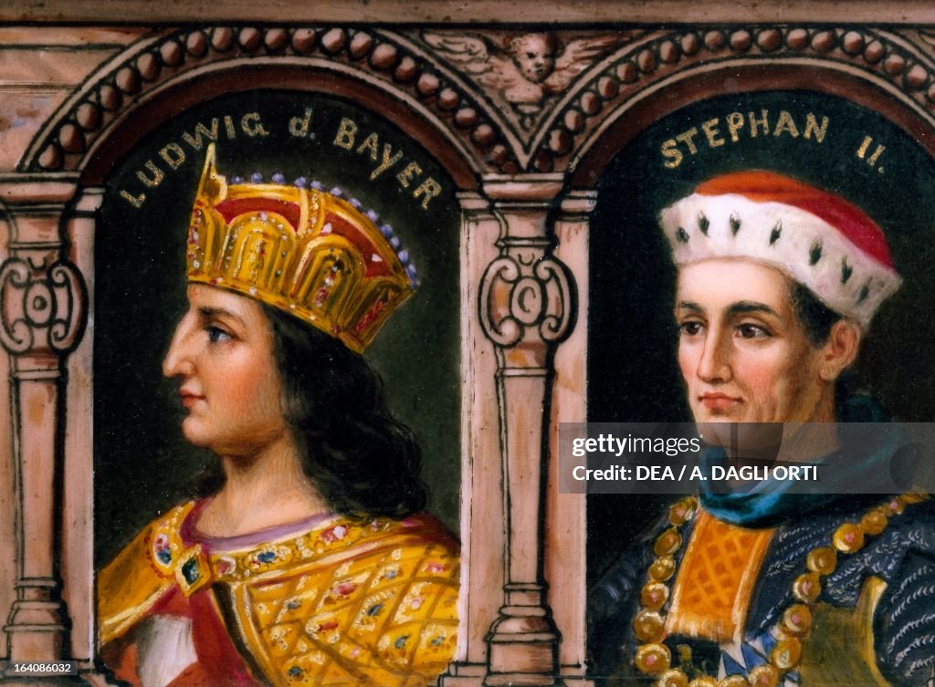 Louis Iv Rapper Portraits of Louis IV, Holy Roman Emperor, known as the Bavarian and ...