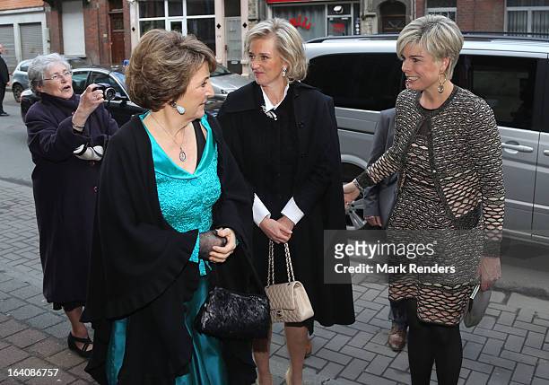 Princess LMargriet of The Netherlands, Princess Astrid of Belgium and Princess Laurentien of The Netherlands attend the "European Cultural Foundation...