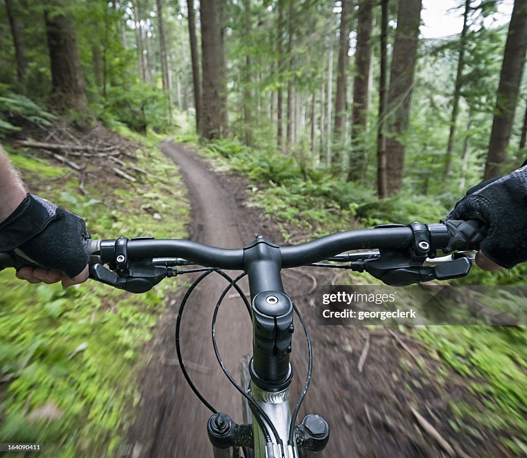 VTT Action Perspective du photographe