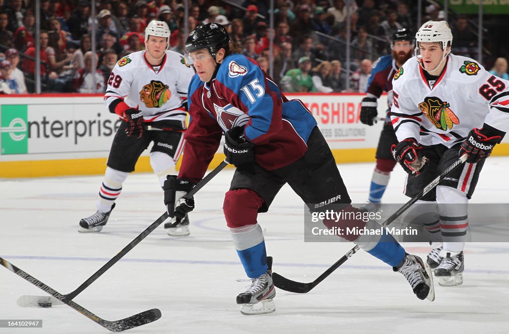 Chicago Blackhawks v Colorado Avalanche