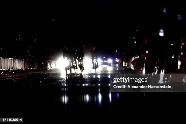 Remco Evenepoel of Belgium, Louis Vervaeke of Belgium, Mattia Cattaneo of Italy, Andrea Bagioli of Italy, Jan Hirt of Czech Republic, James Knox of...