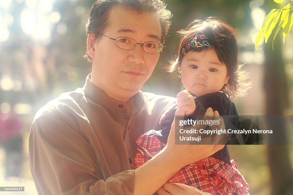 Father and Child Portrait