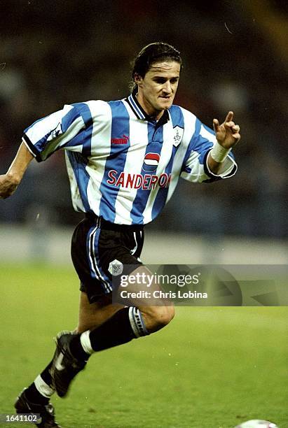 Benito Carbone of Sheffield Wednesday in action against Charlton Athletic in the FA Carling Premiership match at Hillsborough in Sheffield, England....