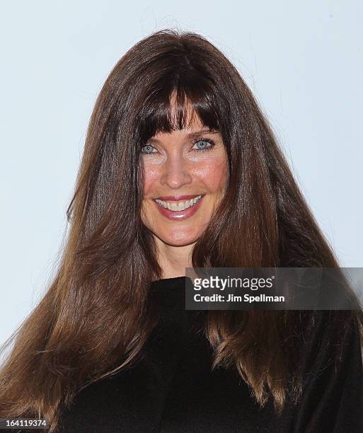Model Carol Alt attends "The Bible Experience" Opening Night Gala at The Bible Experience on March 19, 2013 in New York City.