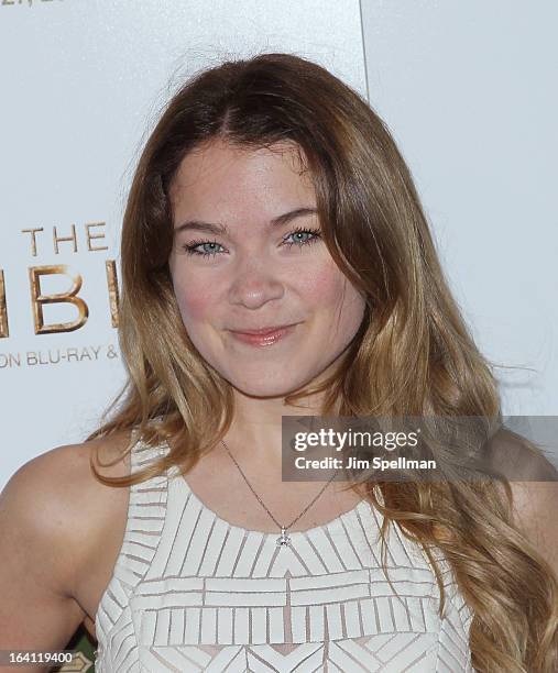 Lenay Dunn attends "The Bible Experience" Opening Night Gala at The Bible Experience on March 19, 2013 in New York City.