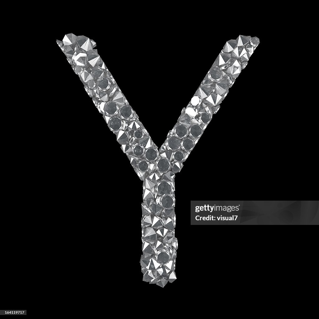 Diamond Letter Y