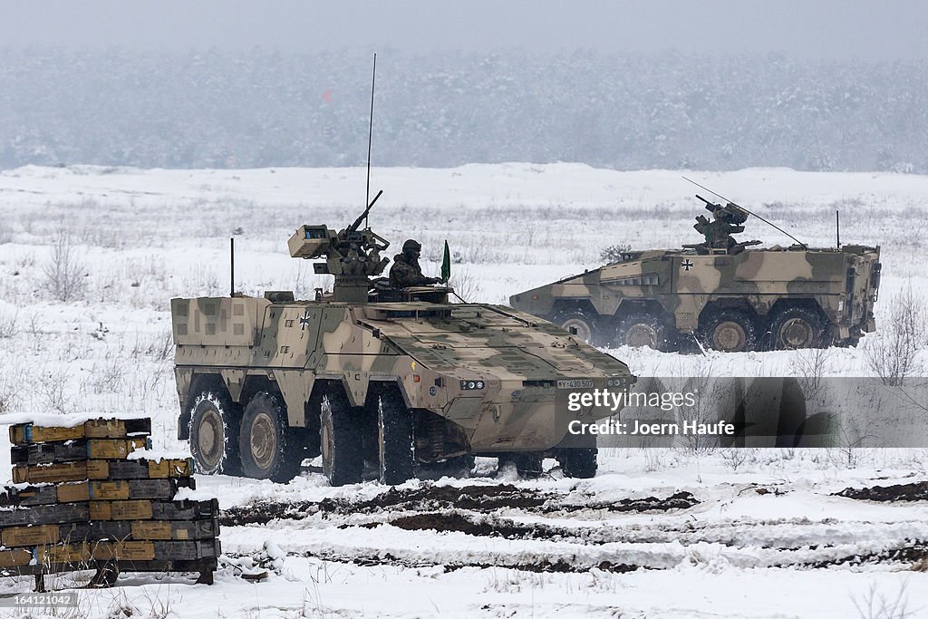 German-French Brigade Holds Military Exercises