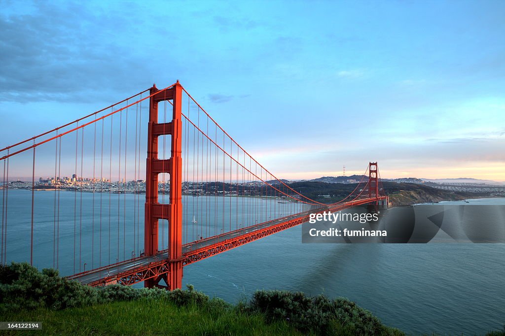 Golden Gate Bridge Before Sunset