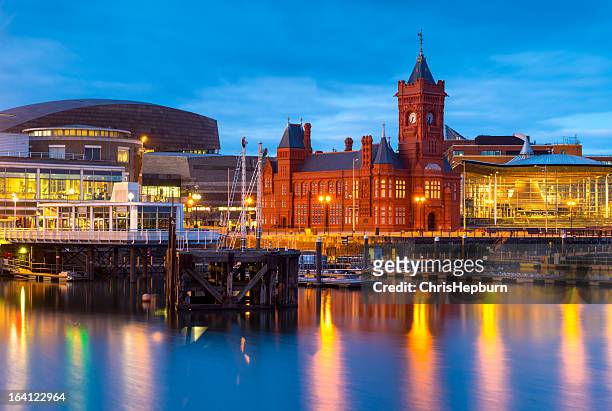 cardiff bay, wales - wales stock pictures, royalty-free photos & images