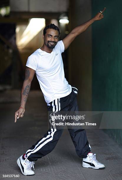 Choreographer Remo Dsouza pose for the profile shoot on March 16, 2013 in Mumbai, India.