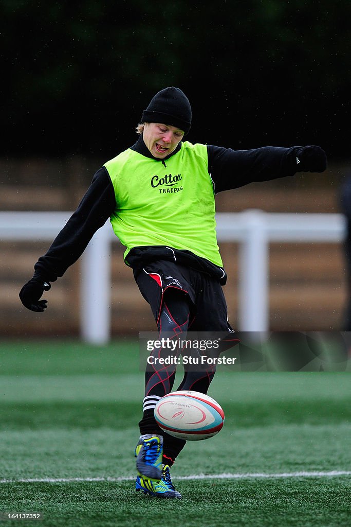 Newcastle Falcons Training & Press Conference