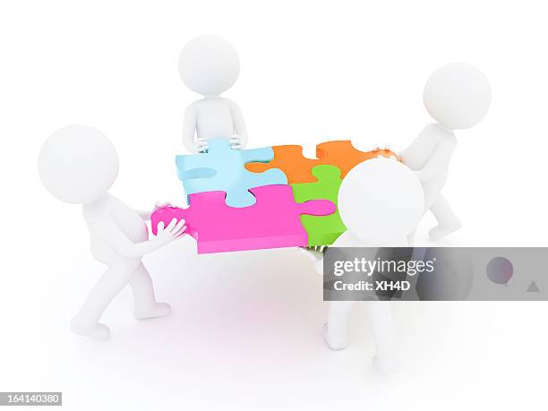 teamwork - end to end solution stock pictures, royalty-free photos & images