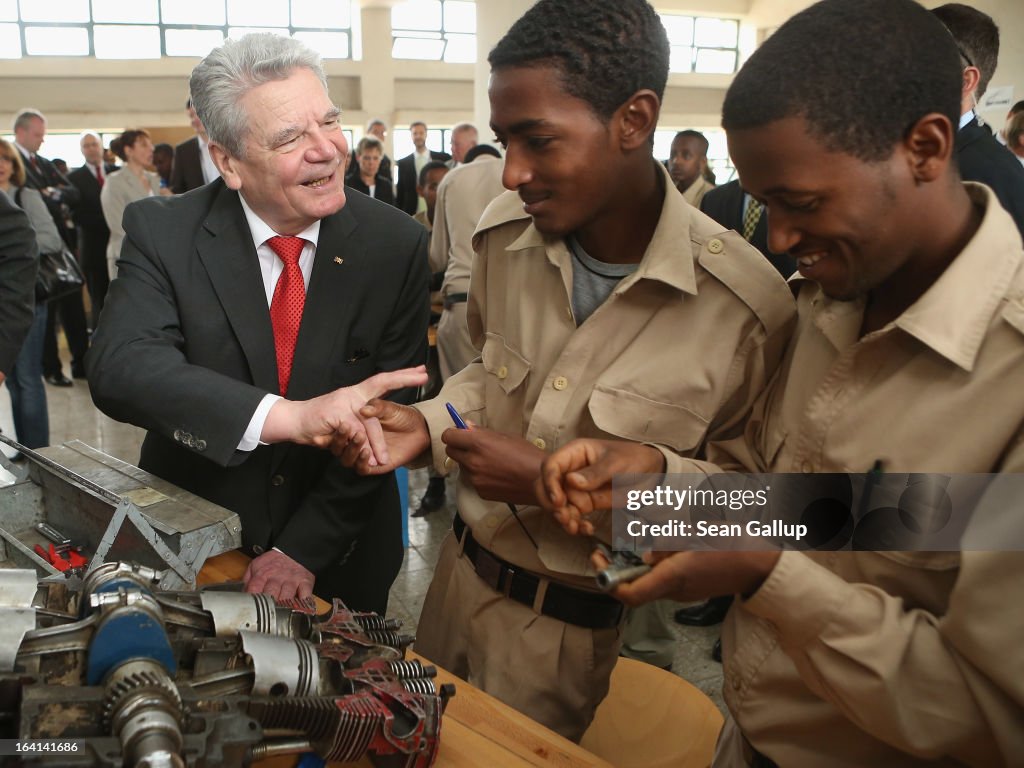 German President Gauck Visits Ethiopia
