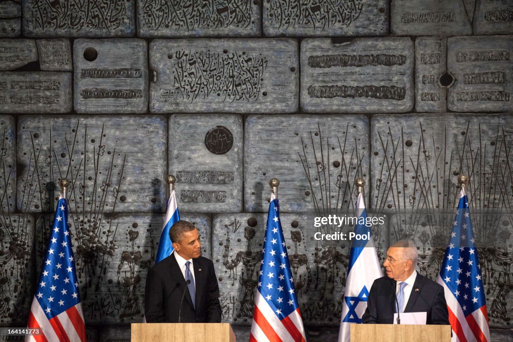 President Obama's Official Visit To Israel And The West Bank Day One