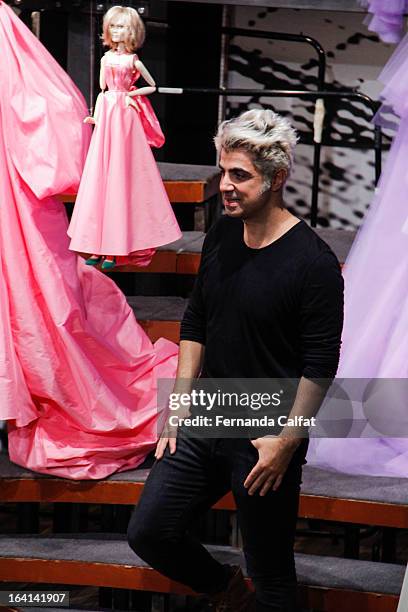 Fause Haten walks the runway during FH by Fause Haten - Sao Paulo Fashion Week Summer 2013/2014 on March 20, 2013 in Sao Paulo, Brazil.