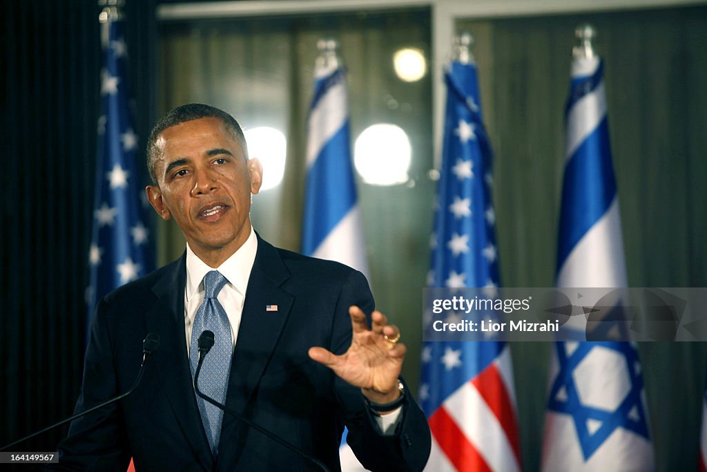 President Obama's Official Visit To Israel And The West Bank - Day One