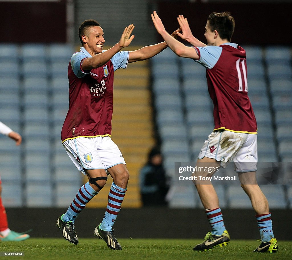 Aston Villa U19 v Olympiacos U19 - NextGen Series Quarter Final