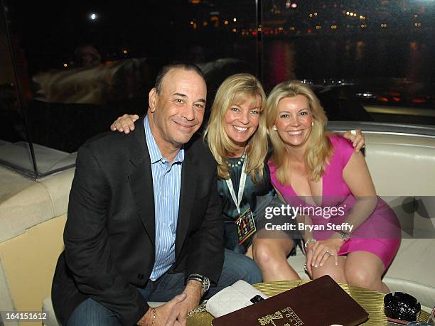 Nightclub & Bar Media Group President and host and Co-Executive Producer of the Spike television show "Bar Rescue" Jon Taffer, Nancy Hadley and...