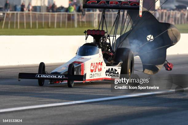 Steve Torrence MLR-TFX Capco Toyota NHRA Top Fuel Dragster remained the top qualifier despite in the NHRA Camping World Drag Racing Series 69th...