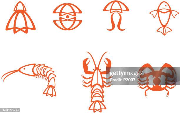 sea creatures - jellyfish stock illustrations