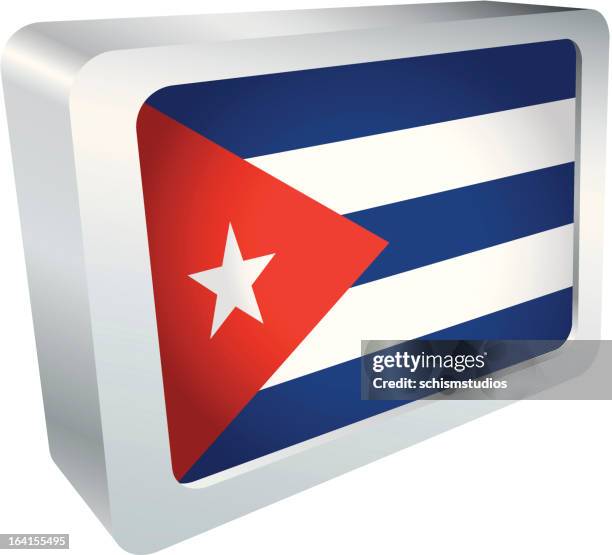 flag tile - cuba - cuba tile stock illustrations
