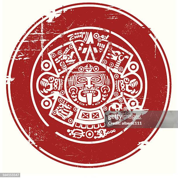 illustrations, cliparts, dessins animés et icônes de c'est pour thepeopleofthesun - aztec
