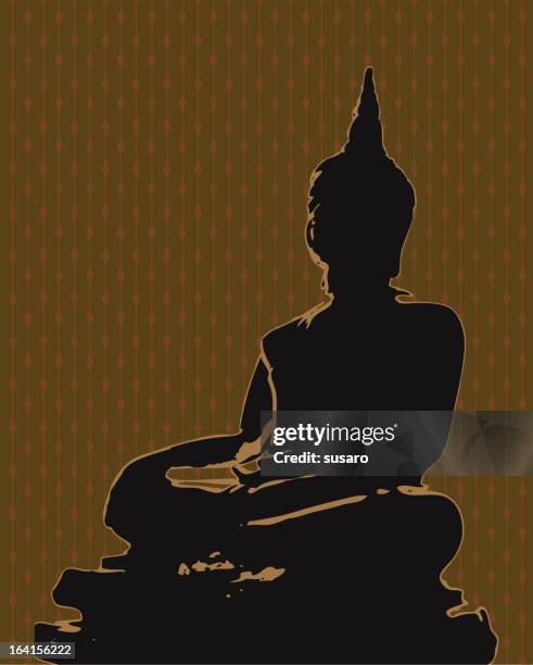 buddha background - buddha stock illustrations