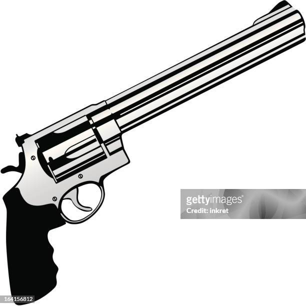 revolver - trigger warning stock illustrations