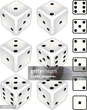 White dice White dice