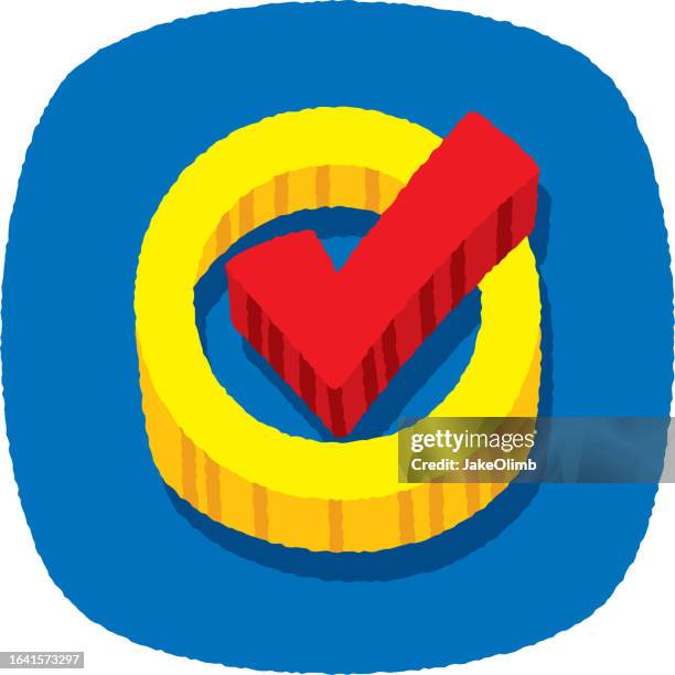 checkmark doodle 4 - school registration stock illustrations