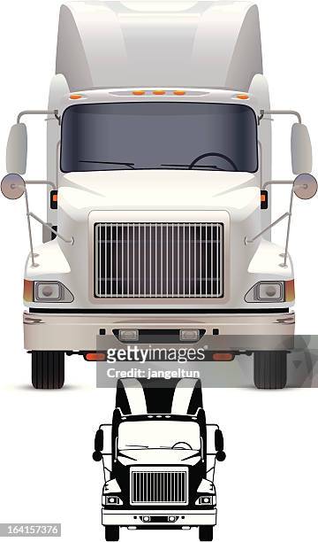 truck - lastzug stock-grafiken, -clipart, -cartoons und -symbole